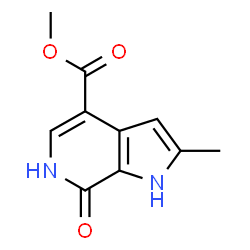 Methyl 2-Methyl-7-oxo-6,7-dihydro-6-azaindole-4-carboxylate Structure