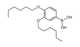 (3,4-dihexoxyphenyl)boronic acid Structure