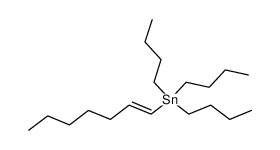 trans-1-(tri-n-butylstannyl)hept-1-ene结构式