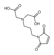 N-(CARBOXYMETHYL)-N-[3-(2,5-DIHYDRO-2,5-DIOXO-1H-PYRROL-1-YL)PROPYL]-GLYCINE Structure