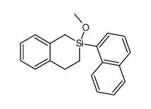 2-methoxy-2-naphthalen-1-yl-1,2,3,4-tetrahydro-benzo[c]siline结构式