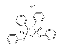 Imido-diphosphorsaeure-tetraphenylester-Na-salz结构式