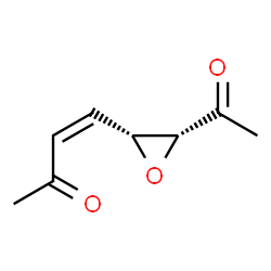 3-Buten-2-one, 4-[(2R,3R)-3-acetyloxiranyl]-, (3Z)-rel- (9CI) Structure