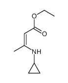 ethyl 3-(cyclopropylamino)but-2-enoate Structure