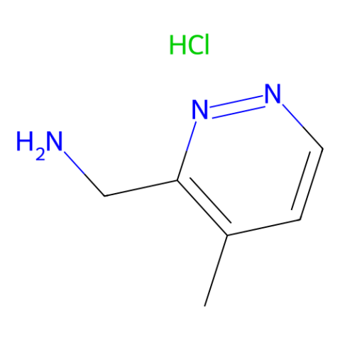 1-(4-methylpyridazin-3-yl)methanamine hydrochloride结构式