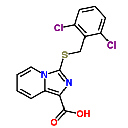 3-(2,6-DICHLORO-BENZYLSULFANYL)-IMIDAZO[1,5-A]-PYRIDINE-1-CARBOXYLIC ACID picture