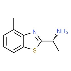 2-Benzothiazolemethanamine,alpha,4-dimethyl-,(alphaR)-(9CI) Structure