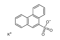 phenanthrene-9-sulfonic acid , potassium-compound结构式