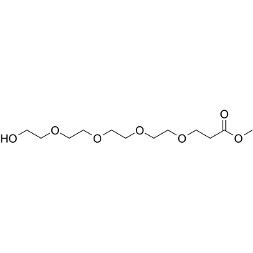 Hydroxy-PEG4-C2-methyl ester结构式