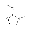 2-methoxy-3-methyl-1,3,2-oxazaphospholidine结构式