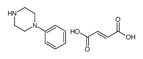 (E)-but-2-enedioic acid,1-phenylpiperazine Structure