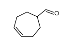 4-cycloheptenecarboxaldehyde Structure