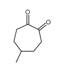 5-Methyl-cycloheptandion-1,2 Structure