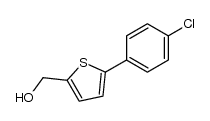 [5-(4-chloro-phenyl)-thiophen-2-yl]-methanol Structure