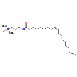 N-[3-(dimethylamino)propyl]-9-octadecenamide N-oxide结构式
