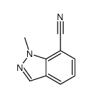 1-methylindazole-7-carbonitrile结构式