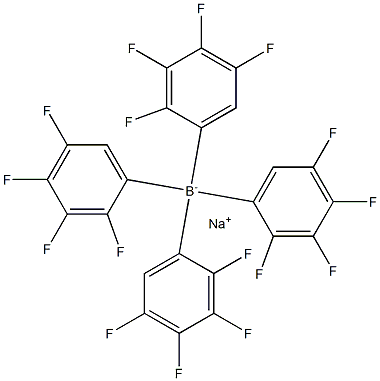 Borate(1-), tetrakis(2,3,4,5-tetrafluorophenyl)-,sodiuM (9CI)结构式