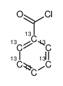 苯甲酰氯-13C6结构式