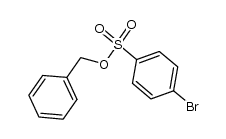 4-bromo-benzenesulfonic acid benzyl ester Structure