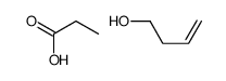 but-3-en-1-ol,propanoic acid Structure