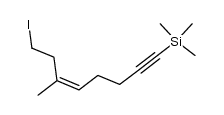 (5Z)-8-iodo-6-methyl-1-trimethylsilyl-5-octen-yne Structure