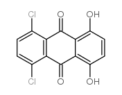 9,10-Anthracenedione,1,4-dichloro-5,8-dihydroxy- structure