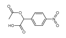 2-acetoxy-2-(4-nitrophenyl)acetic acid结构式