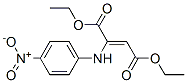 2-(p-Nitroanilino)fumaric acid diethyl ester结构式