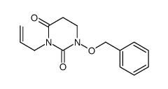 1-phenylmethoxy-3-prop-2-enyl-1,3-diazinane-2,4-dione结构式