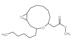 2-Oxiraneoctanoic acid,3-[(3-pentyl-2-oxiranyl)methyl]- structure