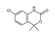 2H-3,1-Benzoxazin-2-one,7-chloro-1,4-dihydro-4,4-dimethyl-(9CI)结构式