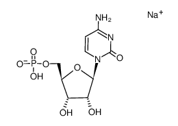 Cytidine-5'-monophosphate sodium salt结构式
