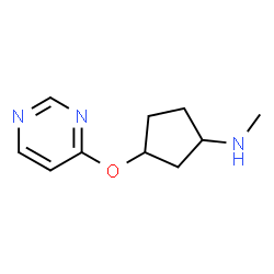 Cyclopentanamine, N-methyl-3-(4-pyrimidinyloxy)- (9CI)结构式