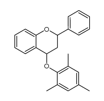 2-phenyl-4-(2,4,6-trimethyl-phenoxy)-chroman结构式