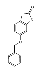 5-(benzyloxy)benzo[d][1,3]oxathiol-2-one结构式