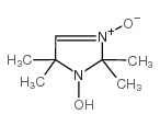 1-HYDROXY-2,2,5,5-TETRAMETHYL-3-IMIDAZOLINE 3-OXIDE Structure