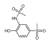 N-(2-hydroxy-5-methylsulfonylphenyl)methanesulfonamide Structure