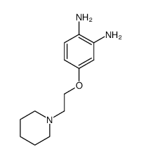 3,4-diamino-1-(2-(piperidin-1-yl)ethoxy)benzene Structure