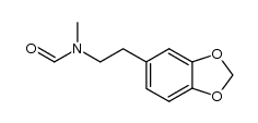 N-(2-benzo[1,3]dioxol-5-yl-ethyl)-N-methyl-formamide Structure