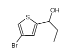 1-(4-bromo-2-thiophenyl)-1-propanol结构式