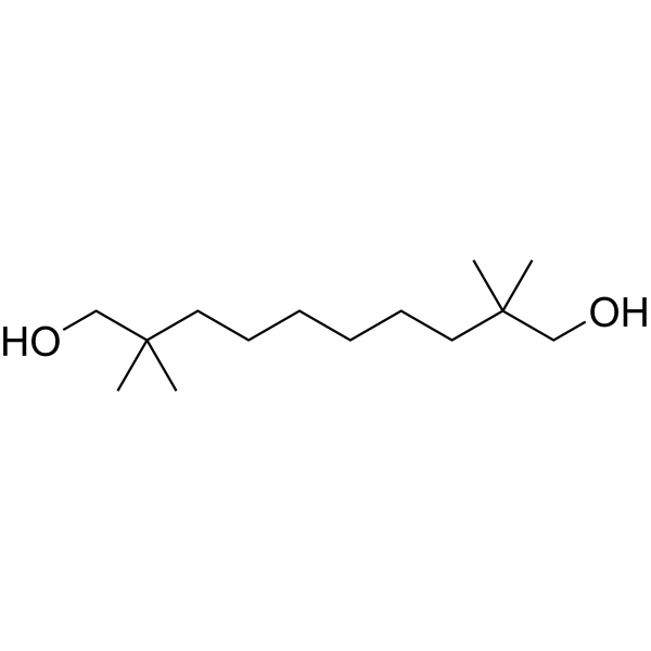 1,10-Decanediol,2,2,9,9-tetramethyl-结构式