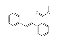 methyl 2-[(E)-2-phenylethen-1-yl]benzoate结构式