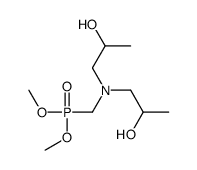 1-[dimethoxyphosphorylmethyl(2-hydroxypropyl)amino]propan-2-ol结构式