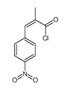 2-methyl-3-(4-nitrophenyl)prop-2-enoyl chloride结构式