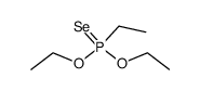 ethyl-phosphonoselenoic acid O,O'-diethyl ester结构式