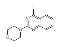 4-氯-2-吗啉喹唑啉结构式