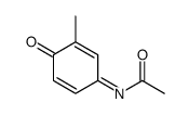 N-(3-methyl-4-oxocyclohexa-2,5-dien-1-ylidene)acetamide结构式
