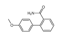 4'-methoxybiphenyl-2-carboxamide结构式