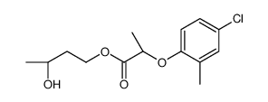 3-hydroxybutyl 2-(4-chloro-2-methylphenoxy)propionate结构式