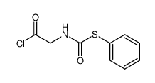 N-phenylsulfanylcarbonyl-glycyl chloride结构式